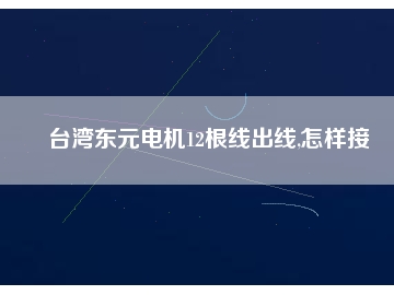 臺灣東元電機(jī)12根線出線,怎樣接