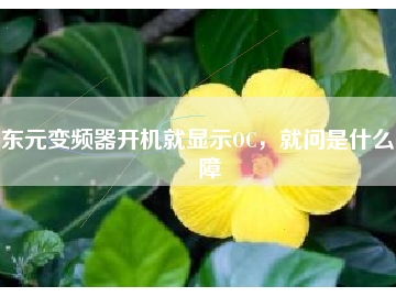 東元變頻器開機就顯示OC，就問是什么故障