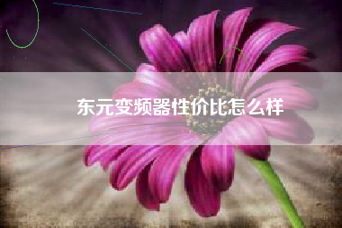 東元變頻器性價(jià)比怎么樣