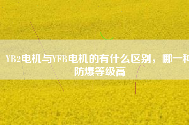 YB2電機(jī)與YFB電機(jī)的有什么區(qū)別，哪一種防爆等級(jí)高