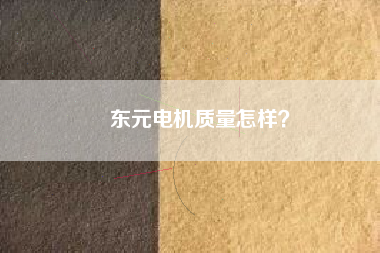 東元電機(jī)質(zhì)量怎樣？