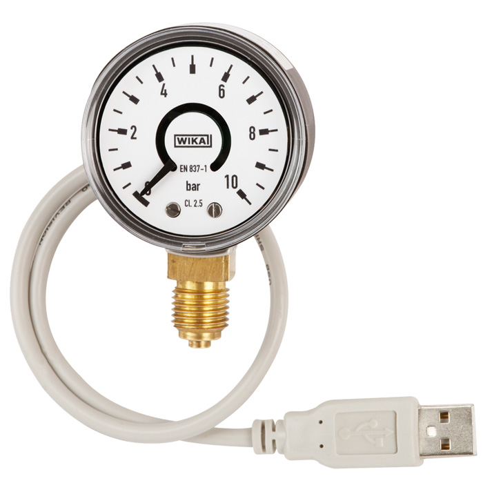 PGT10 USB帶電信號輸出的波登管壓力表